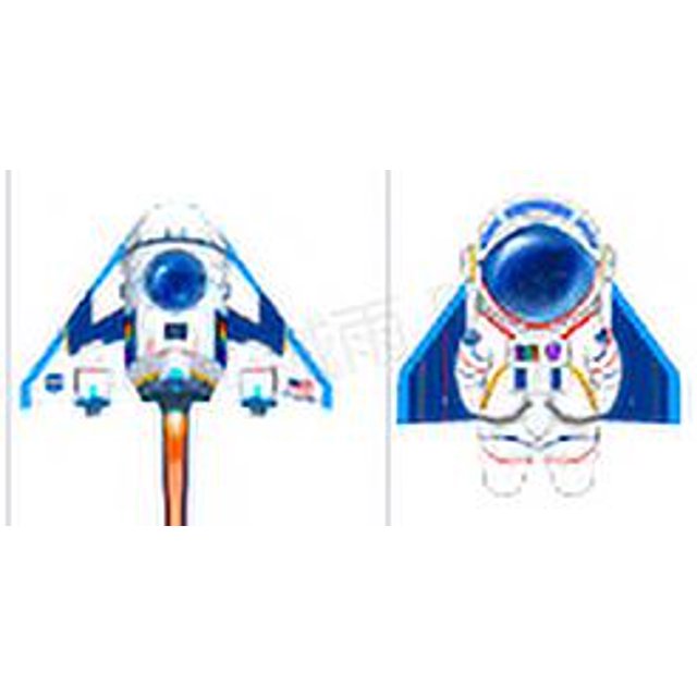 Kite Fighter Plane Kites 2 Sets for Ages 8-12, Easy to Fly and Assemble Rocket Kite for Beginner
