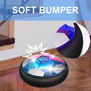 4-in-1 Hover Soccer Ball Set, Rechargable Air Floating Soccer Toy with LED Lights, Indoor & Outdoor Kids Sports Toys, Christmas Birthday Gifts for Boys Girls Aged 3 4 5 6 7 8-12